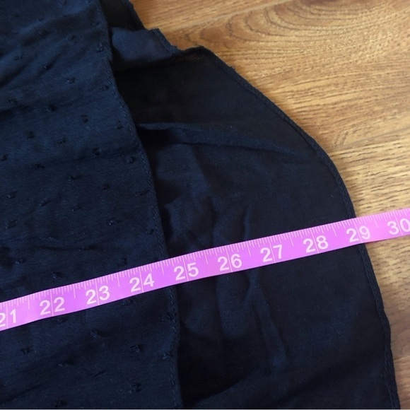 Zac & Rachel lightweight black clip dot sleeveless blouse in size S - Picture 8 of 8